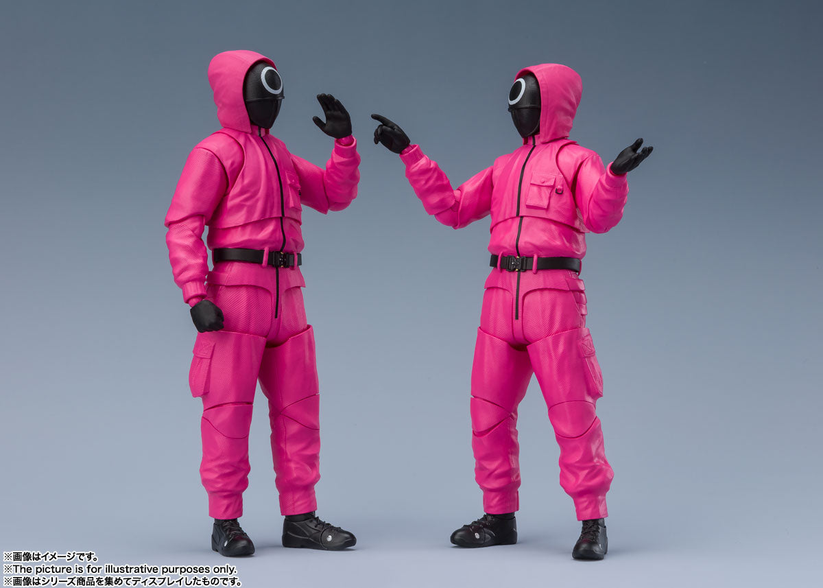 SH Figuarts Collectible Figurine of Squid Game Masked Worker and Manager