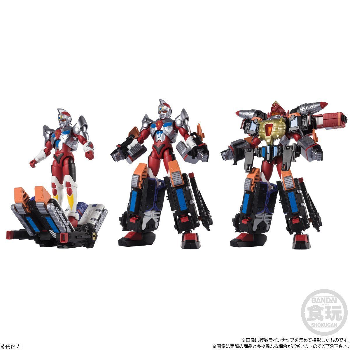 Super Compact Minipla Thunder Gridman Toy Model