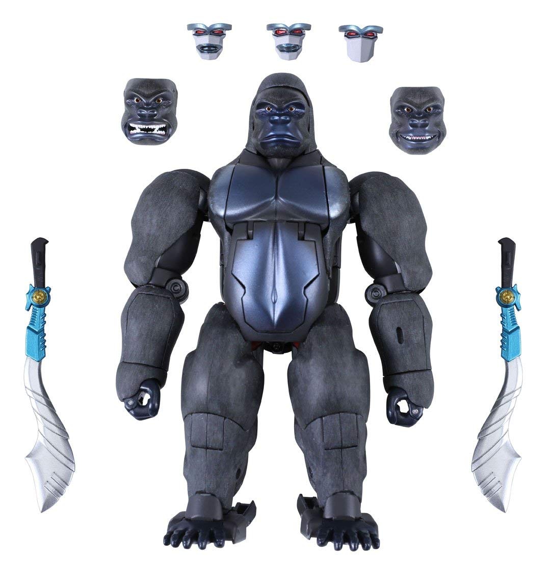 Re-released Beast Wars MP-32 Masterpiece Optimus Primal with Multiple Faces and Weapons