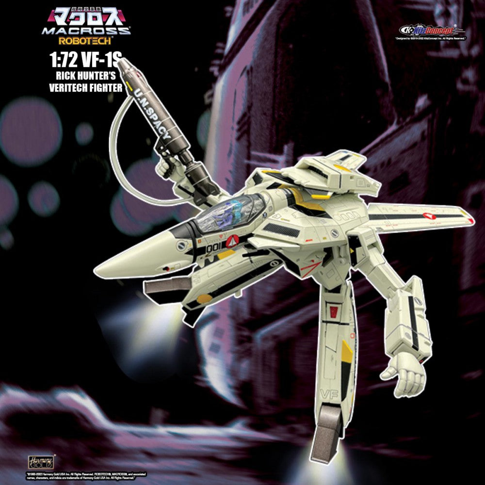 Macross 1/72 Scale Limited Edition VF-1S Veritech Fighter Model in Rick Hunter's Color Scheme - KitzConcept Version 2