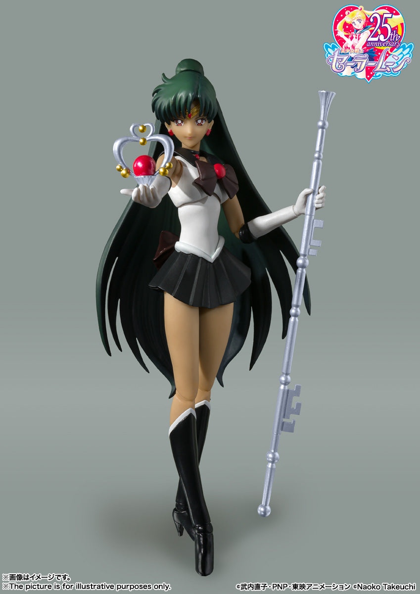 SH Figuarts Collectible Figure - Animation Color Edition of Sailor Pluto from Pretty Guardian Sailor Moon