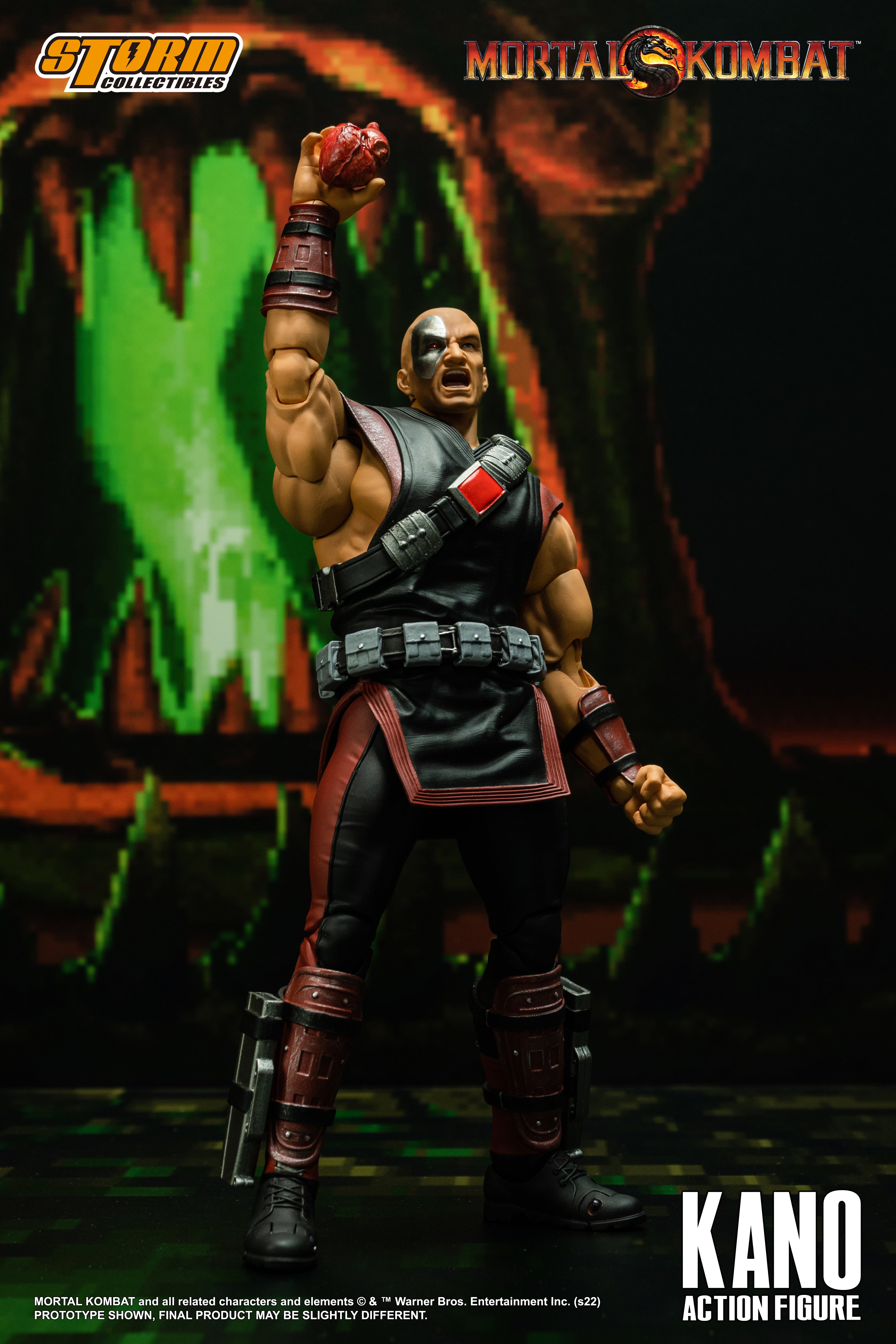 Kano Mortal Kombat Storm Highly-Detailed Collectible Action Figure