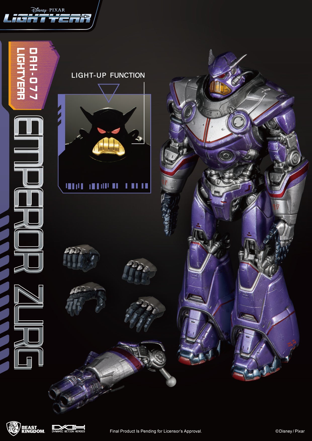 DAH-077 Zurg - Highly Detailed Buzz Lightyear Action Figure