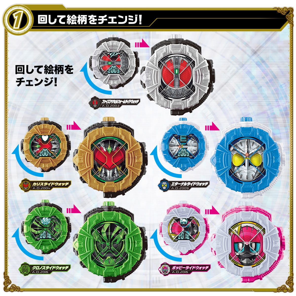 Exclusive DX RideWatch Special Collection Set