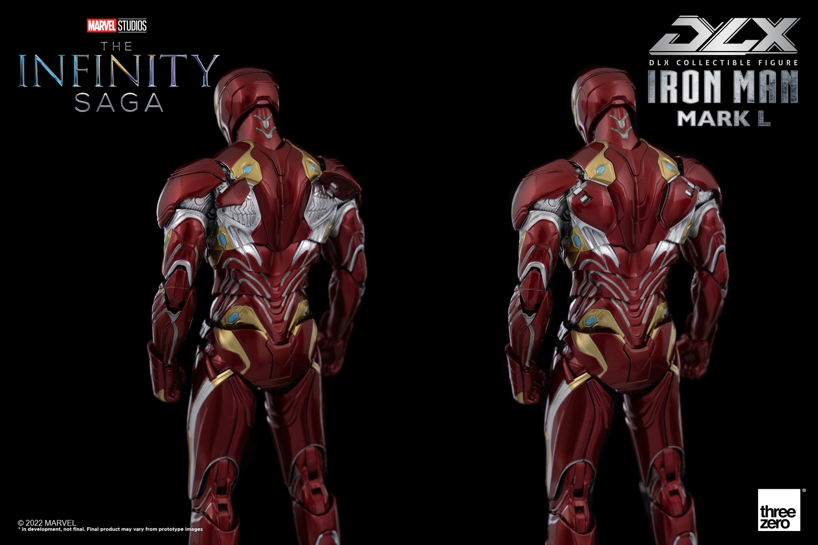 Marvel DLX Series 1/12 Scale Highly Detailed Collectible DLX Iron Man Mark 50 Infinity Saga Action Figure