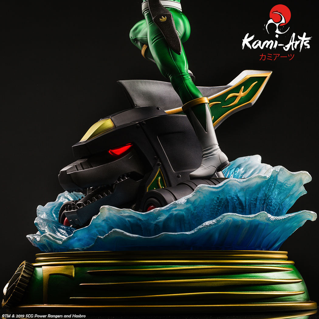 Collectible Kami-Arts 1:6 Scale Mighty Morphin Power Rangers Green Ranger Statue