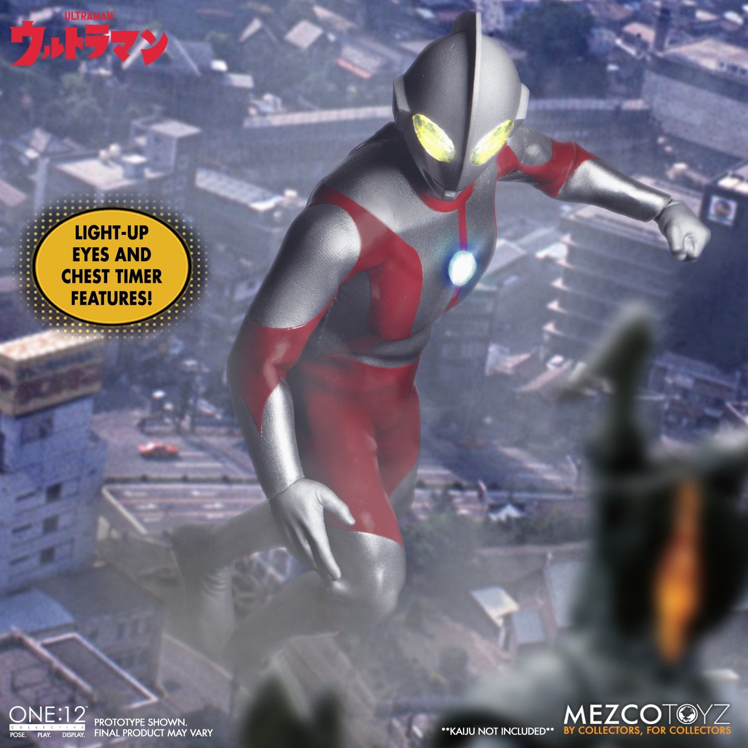 Mezco One:12 Collective Light - Up Ultraman Action Figure