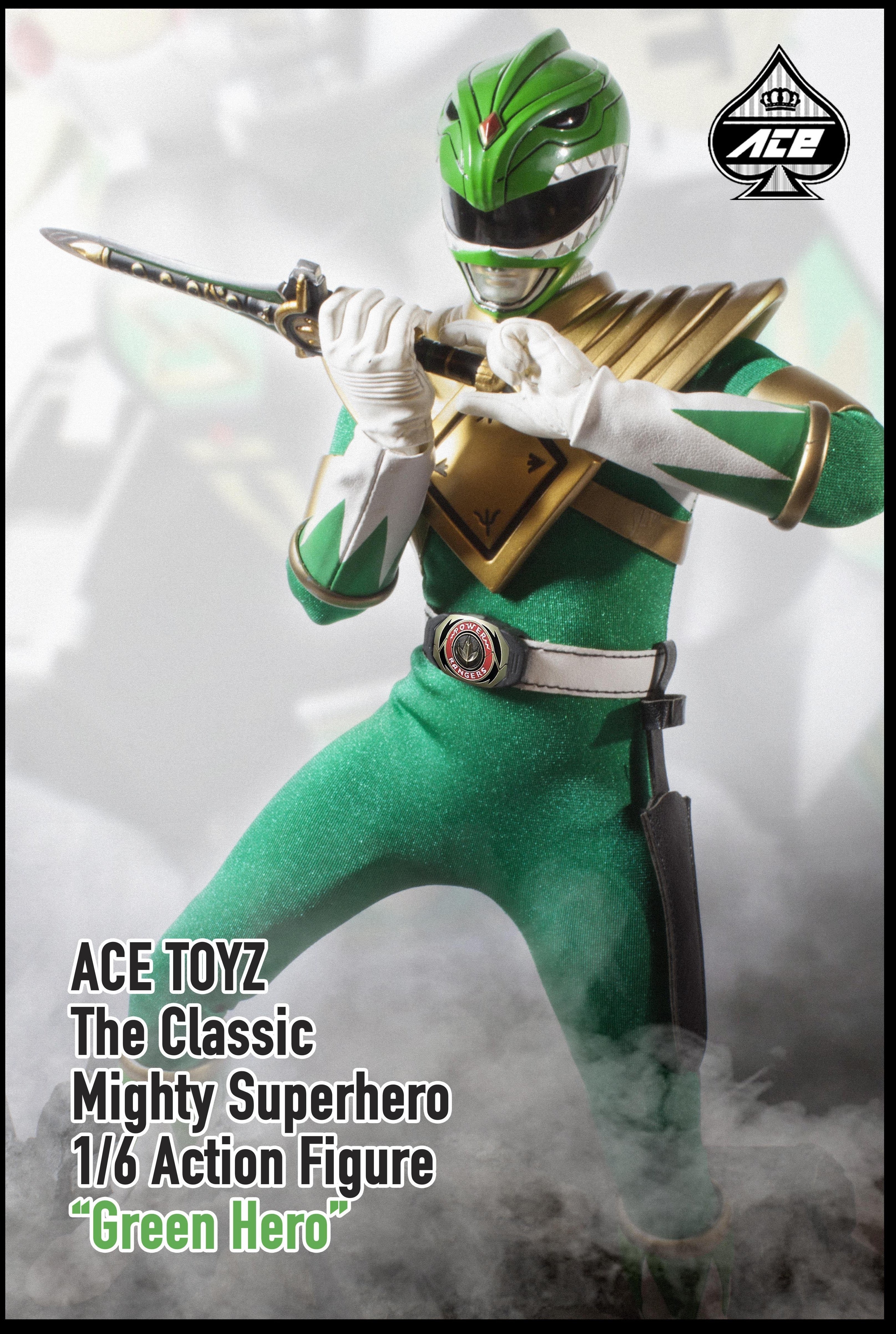 Ace Toyz 1:6 Scale Green Hero Figure - CMSH-06 with Accessories