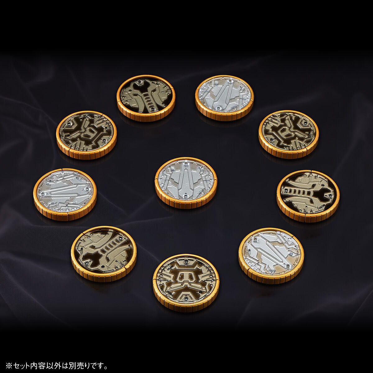 Collectible CSM Core Medal Game Set Inspired by Kamen Rider OOO's Greeed Gamel
