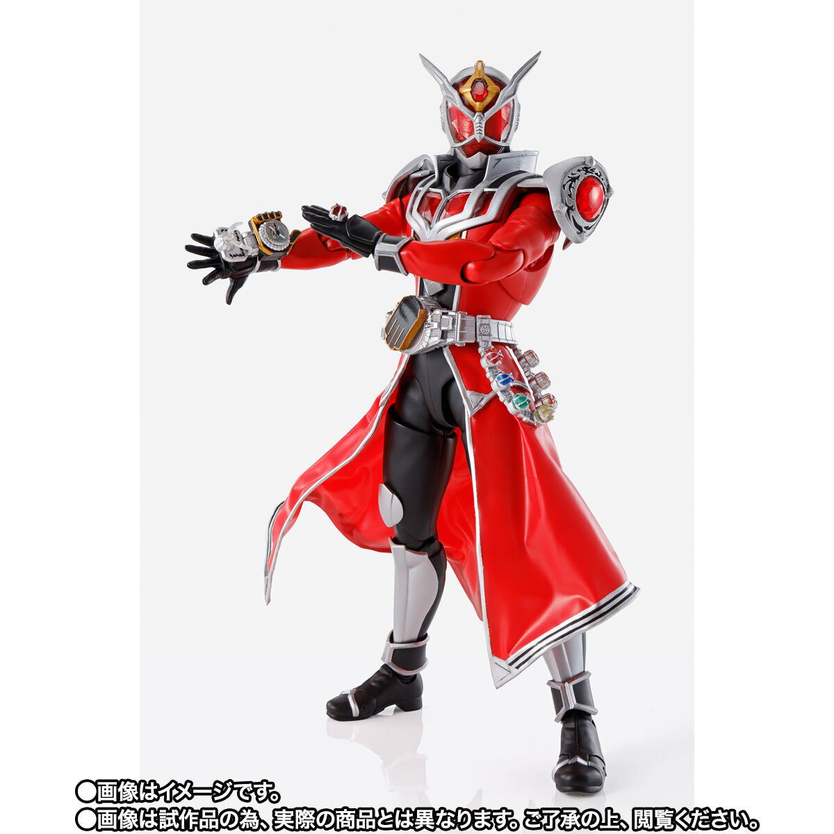 SH Figuarts Action Figure of Kamen Rider Wizard Flame Dragon and All Dragon Version