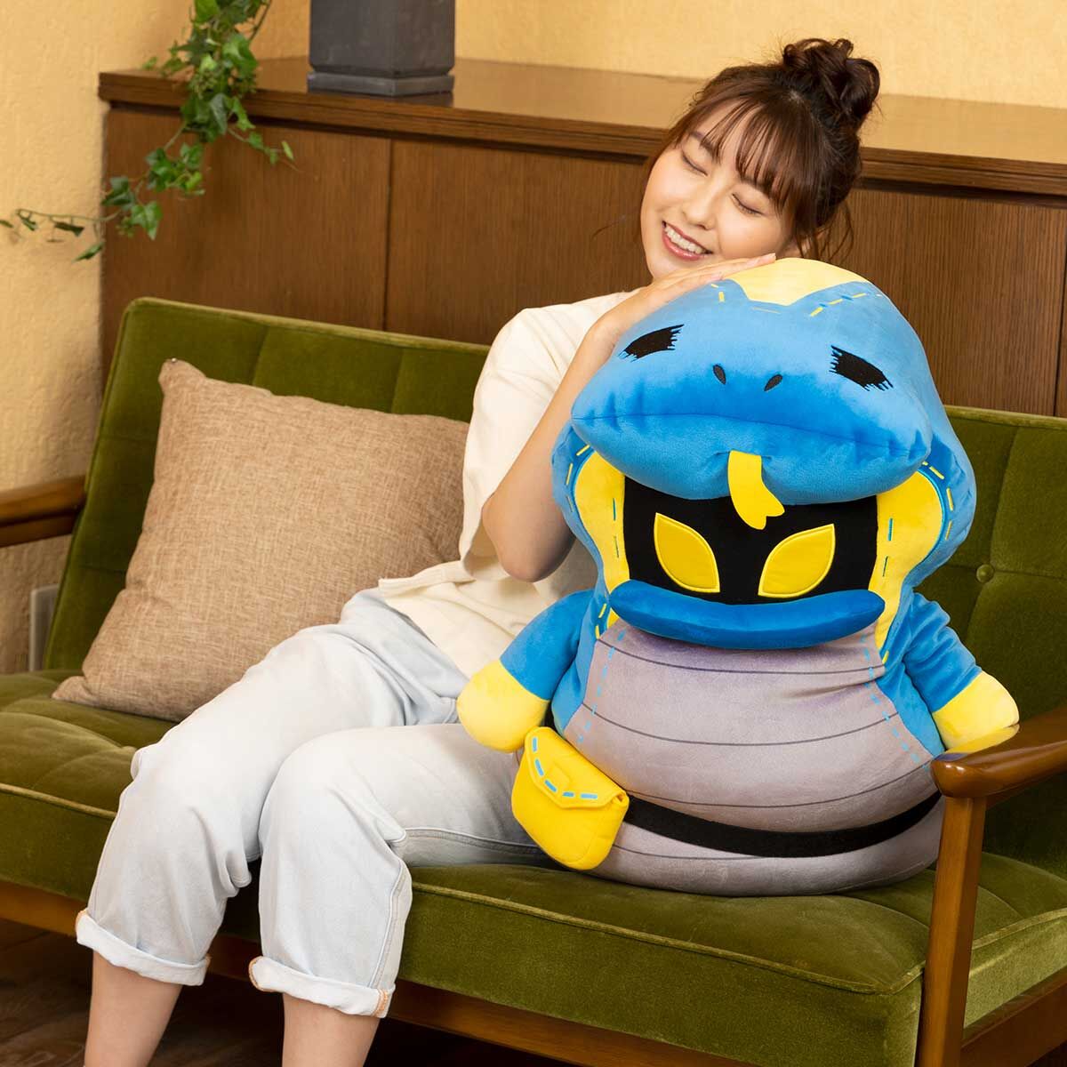 Enormous Lovekov Stuffed Plush Toy with Openable Pocket