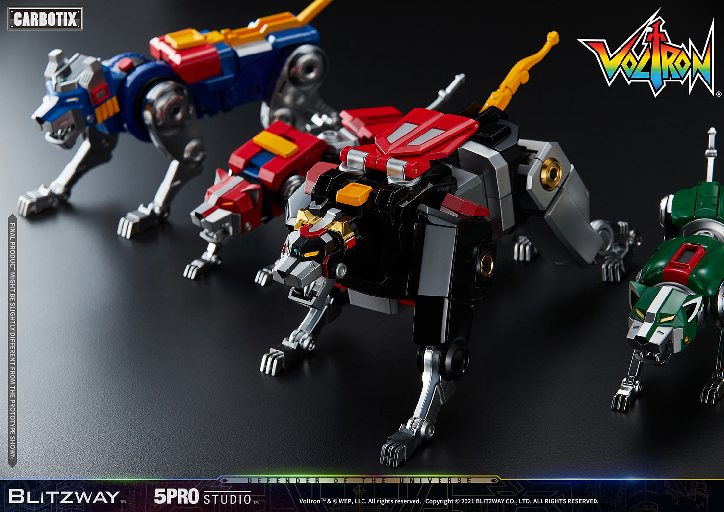 Blitzway High - Quality Collectible Carbotix Voltron Figure from Voltron Anime Series