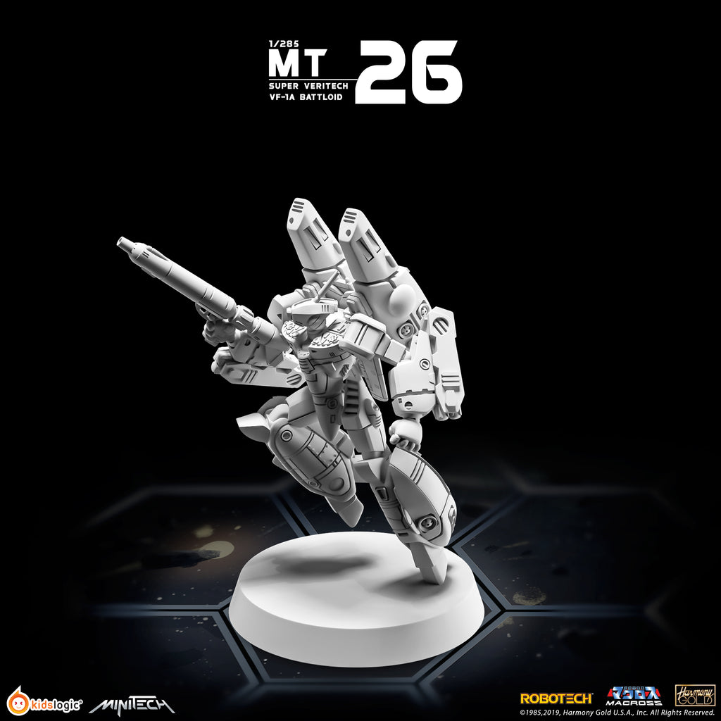 MiniTech MT26 Super Veritech VF - 1A Battloid Mode Miniature Model