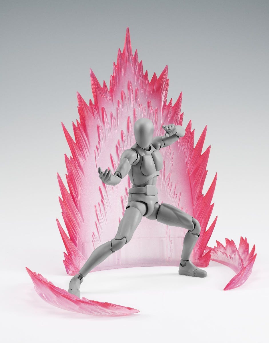 Tamashii Energy Aura Effect Display Accessories for SH Figuarts Figures