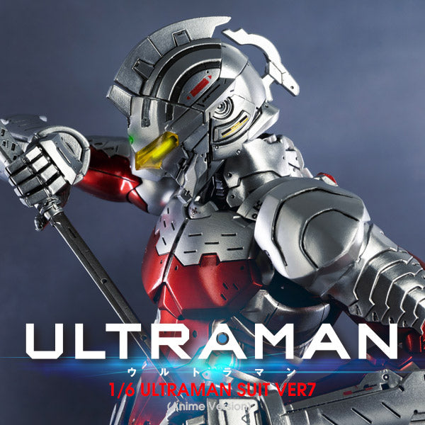 Version 7 Ultraman Anime-Style Cosplay Suit Collectible Figure