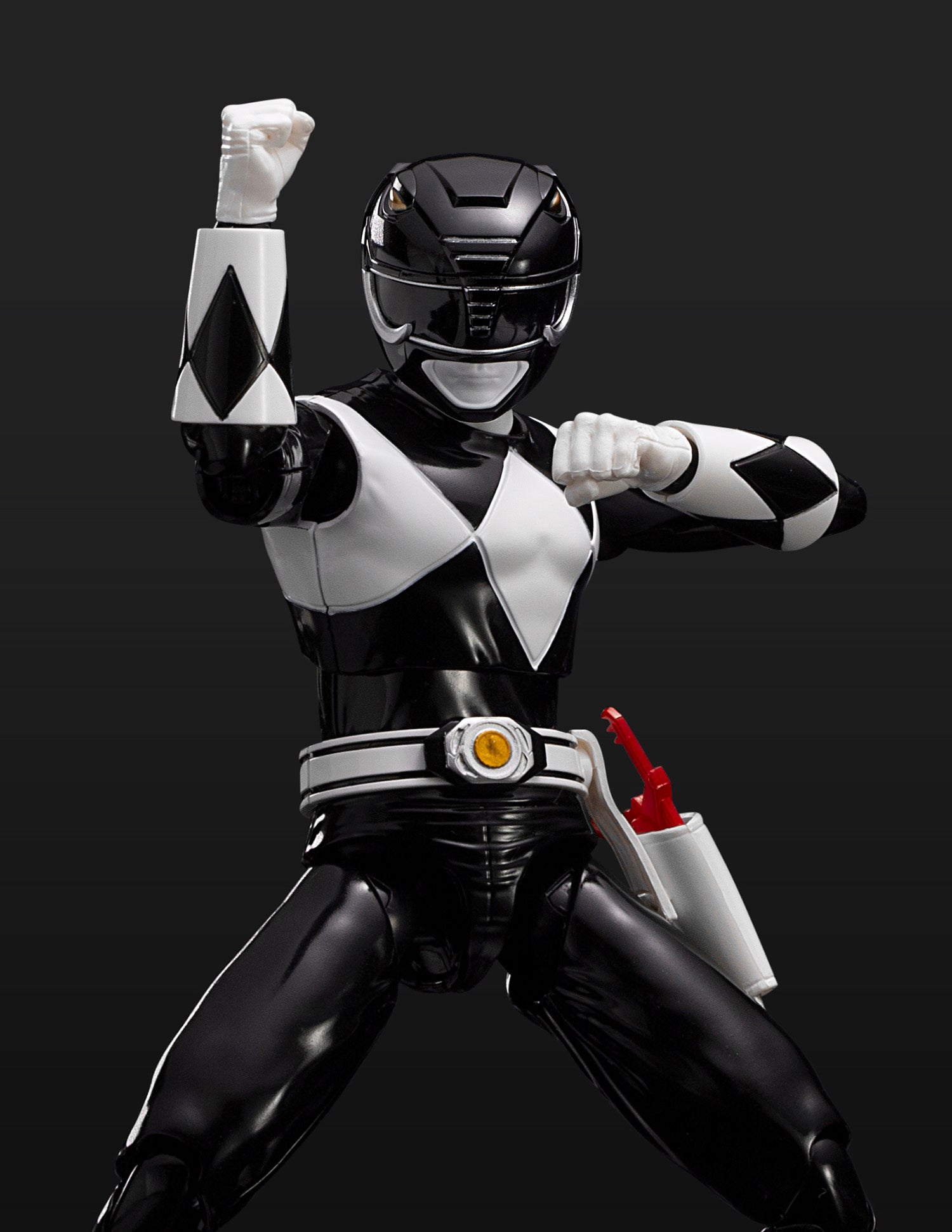 Flame Toys Pre - painted Plastic Model of Power Rangers Furai Black Ranger