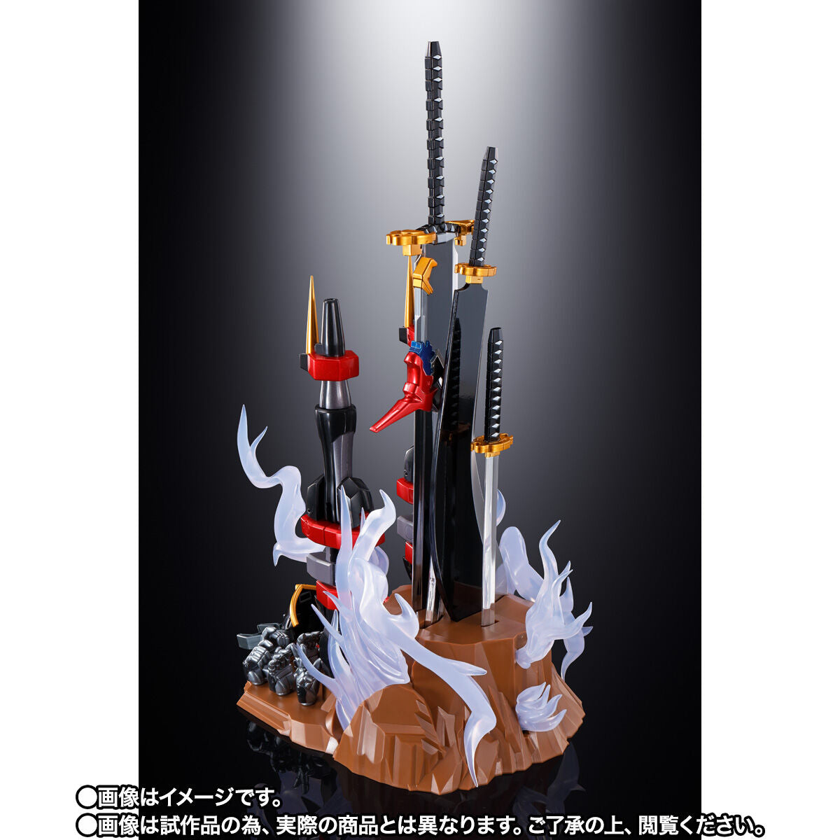 Renewed Edition of Soul of Chogokin GX-46R Dygenguar and Aubenseiter Action Figure Set
