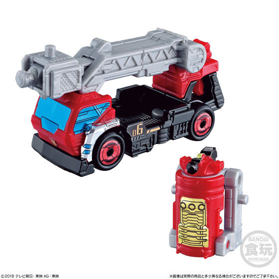 Exclusive Miniature Plastic Model Set of Lupinranger with Magic, Splash, Lupin Magnium, Siren Striker and Victory Striker
