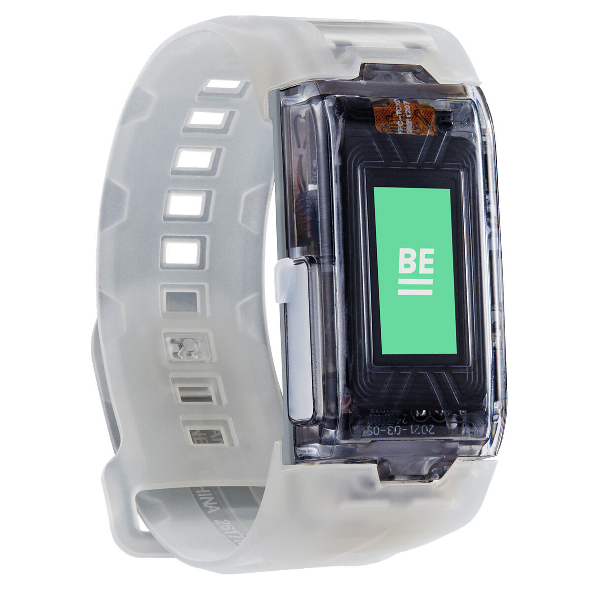 Clear White Digimon Vital Brace BE with BEMEMORY Reading Function