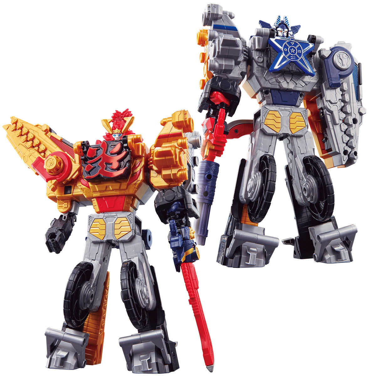 DX TwoKaiOh Rikki and Cuttaner Mecha Toy Set