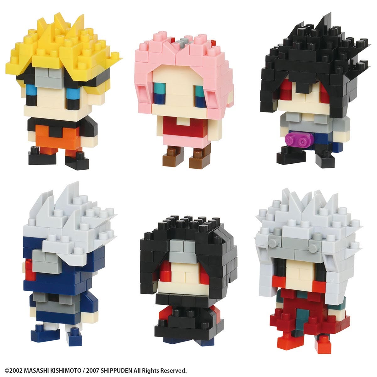 Nanoblock Mininano Collection: Naruto Shippuden Character Building Blocks