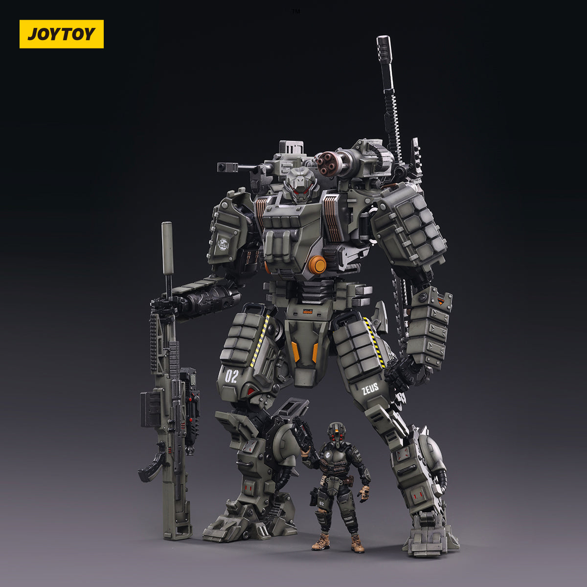 Dark Source Brand New Zeus Military Mecha with Heavy Firepower Features