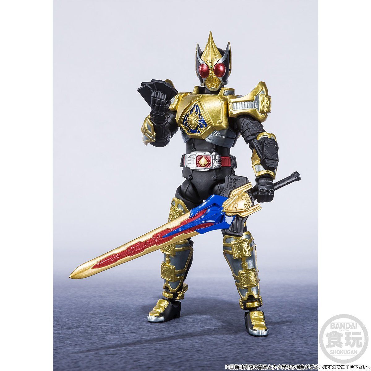 Collectible SHODO-X Action Figure Set of Kamen Rider Blade in King Form