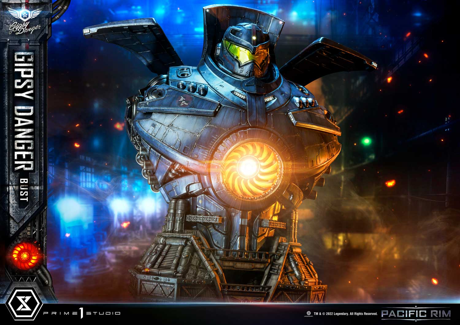 Pacific Rim Gipsy Danger Life - Size Bust Collectible Model