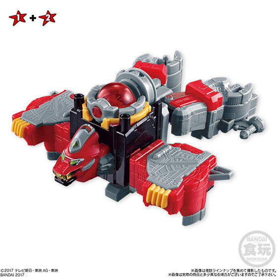 Miniature Plastic Model Set 01 - Kyuren - Oh with All Main Mecha