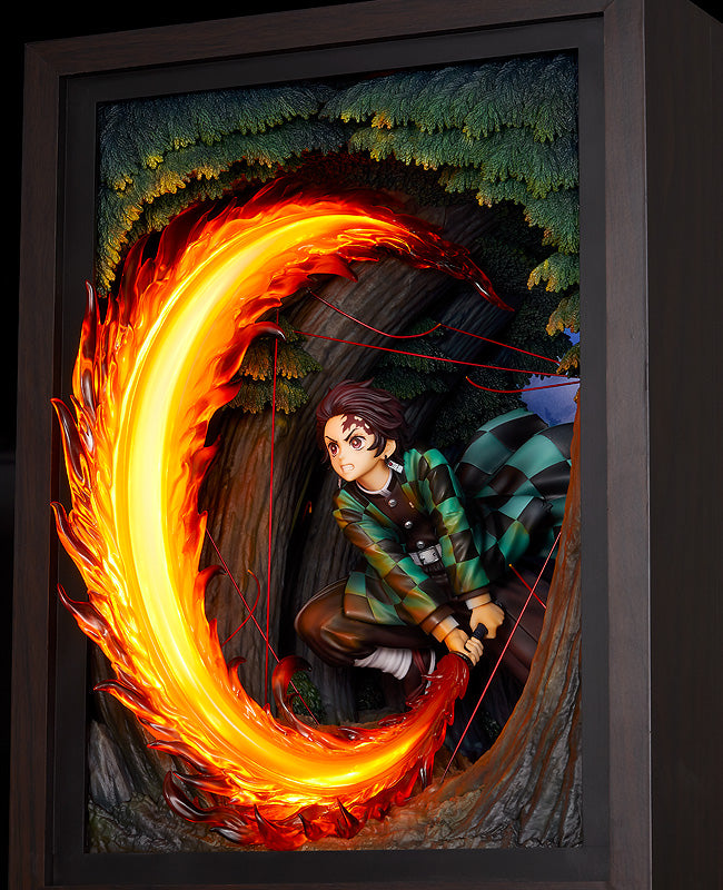 Authentic Tanjiro Kamado Figure: Hinokami Kagura Dance Pose