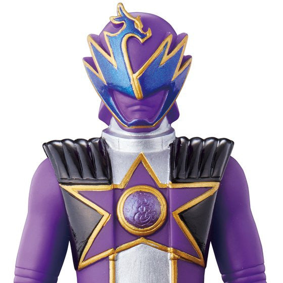 6 - inch Poseable Purple Vinyl Figure of Kyuranger SH10 Ryuu Commander