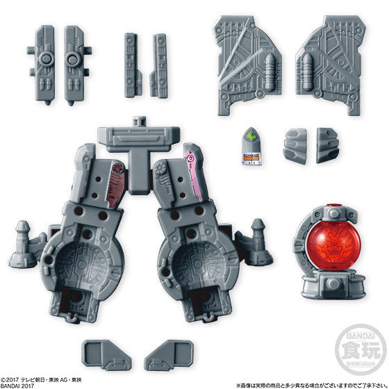 Miniature Plastic Model Set 01 - Kyuren - Oh with All Main Mecha