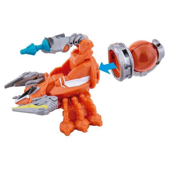 DX Orange Kyuranger's High - Compatibility Sasori Voyager Mecha