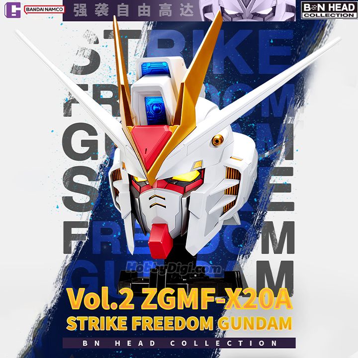 BN Head Collection Volume 2 - ZGMF - X20A Strike Freedom Gundam Helmet Collectible