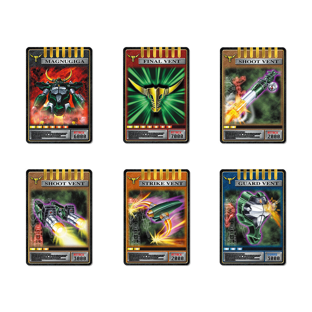 2018 Re - released CSM V - Buckle 4 Rider Set with Plastic Advent Cards