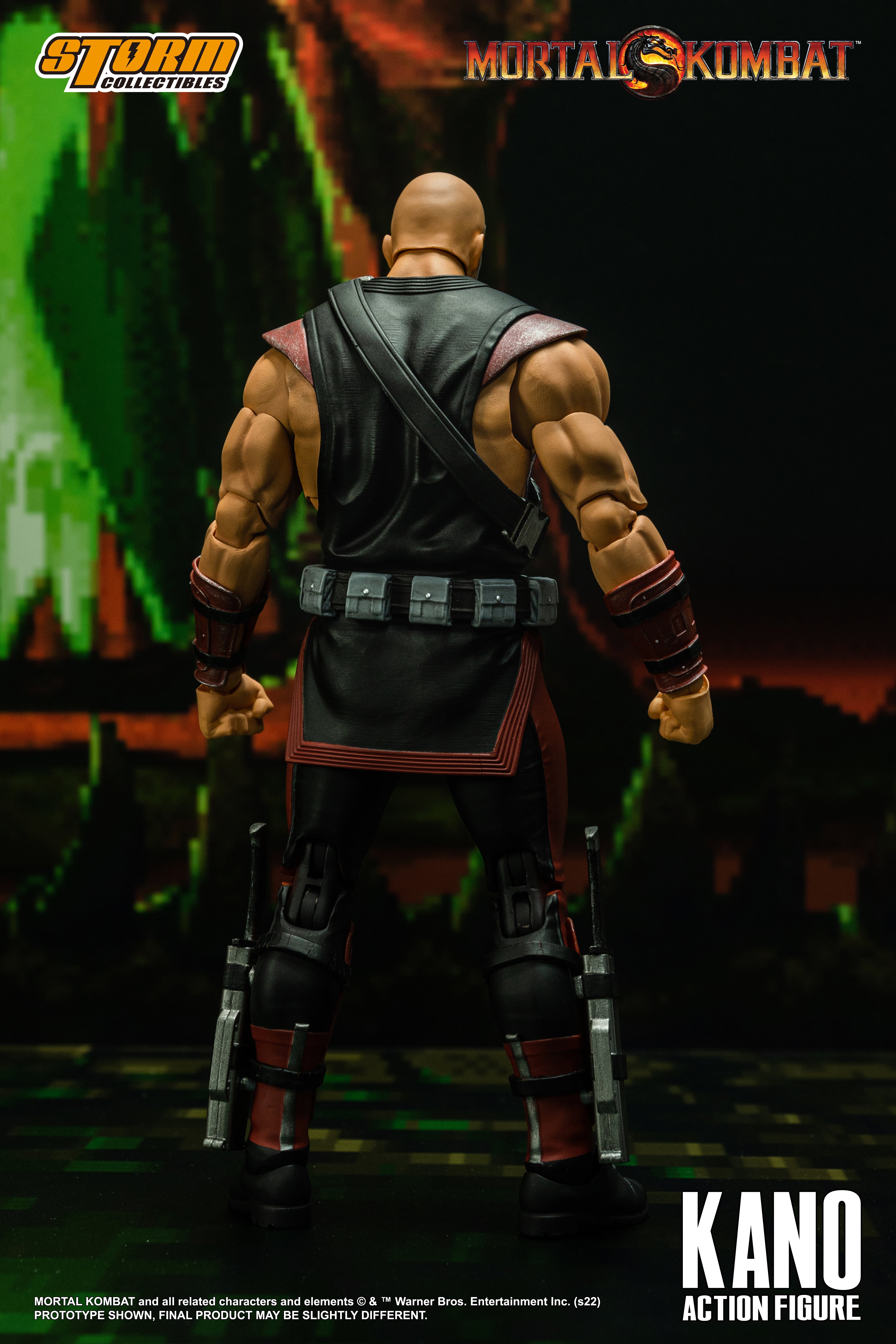 Kano Mortal Kombat Storm Highly-Detailed Collectible Action Figure