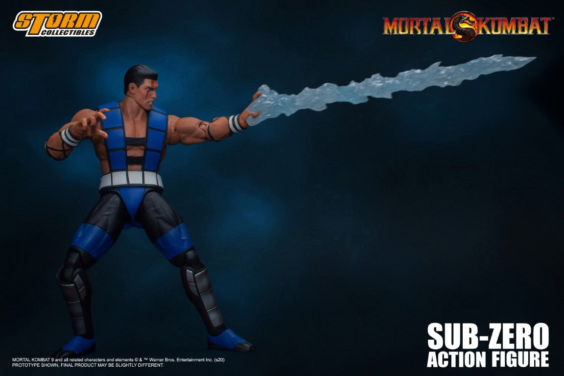 Unmasked Sub - Zero Action Figure from Mortal Kombat 3