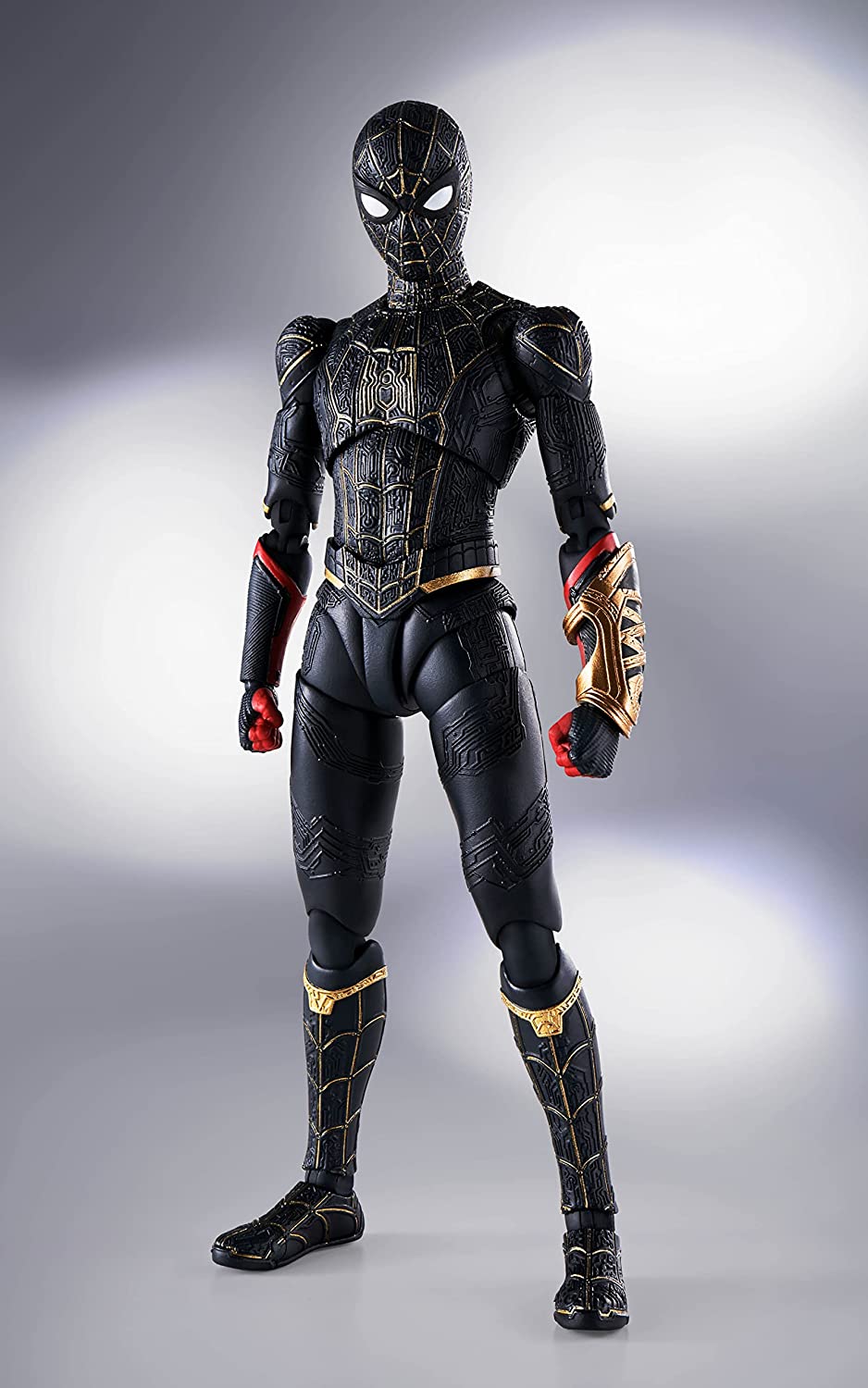 SH Figuarts No Way Home Black & Gold Suit Spider - Man Action Figure