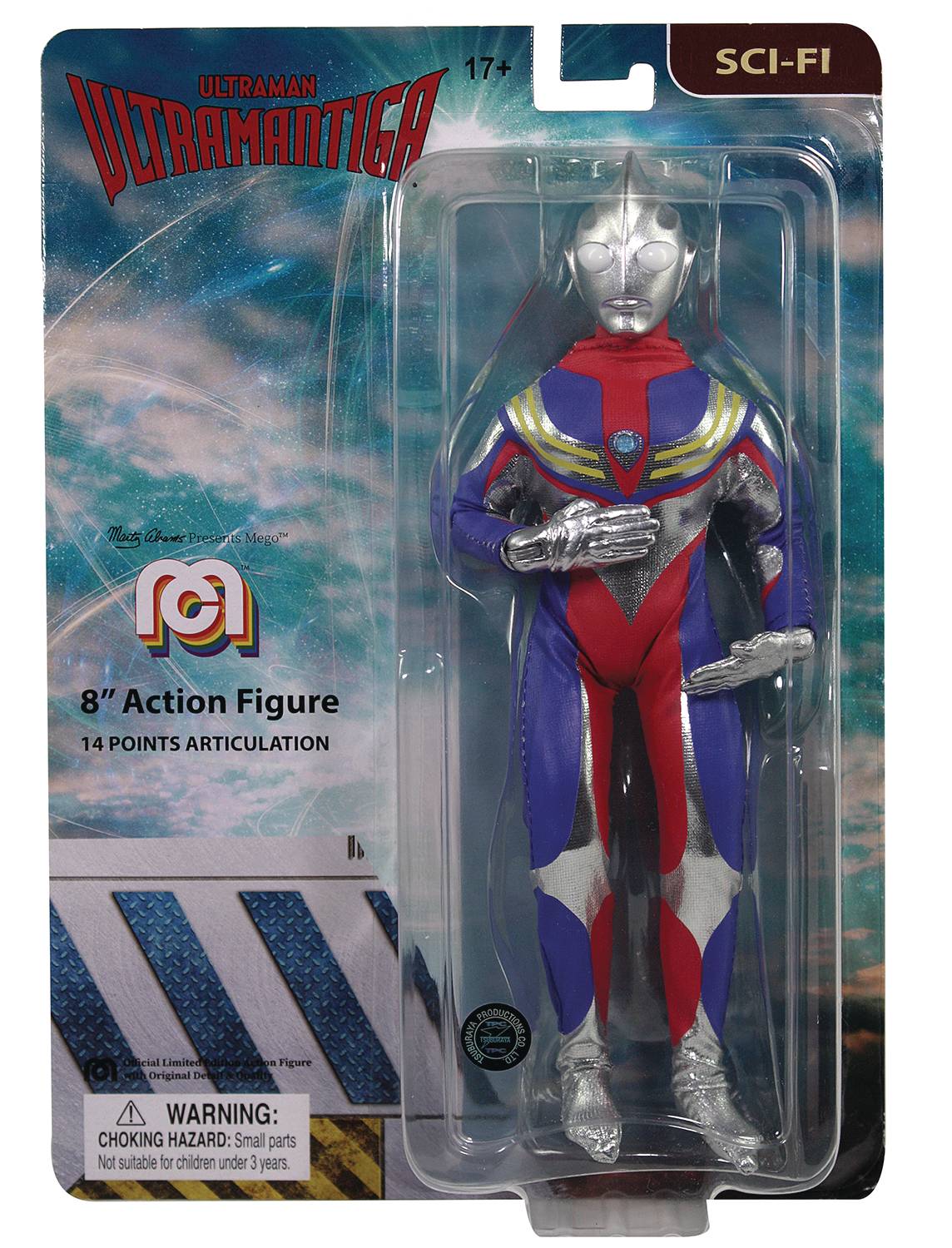 Mego Brand Ultraman Tiga 8 Collectible Action Figure Toy