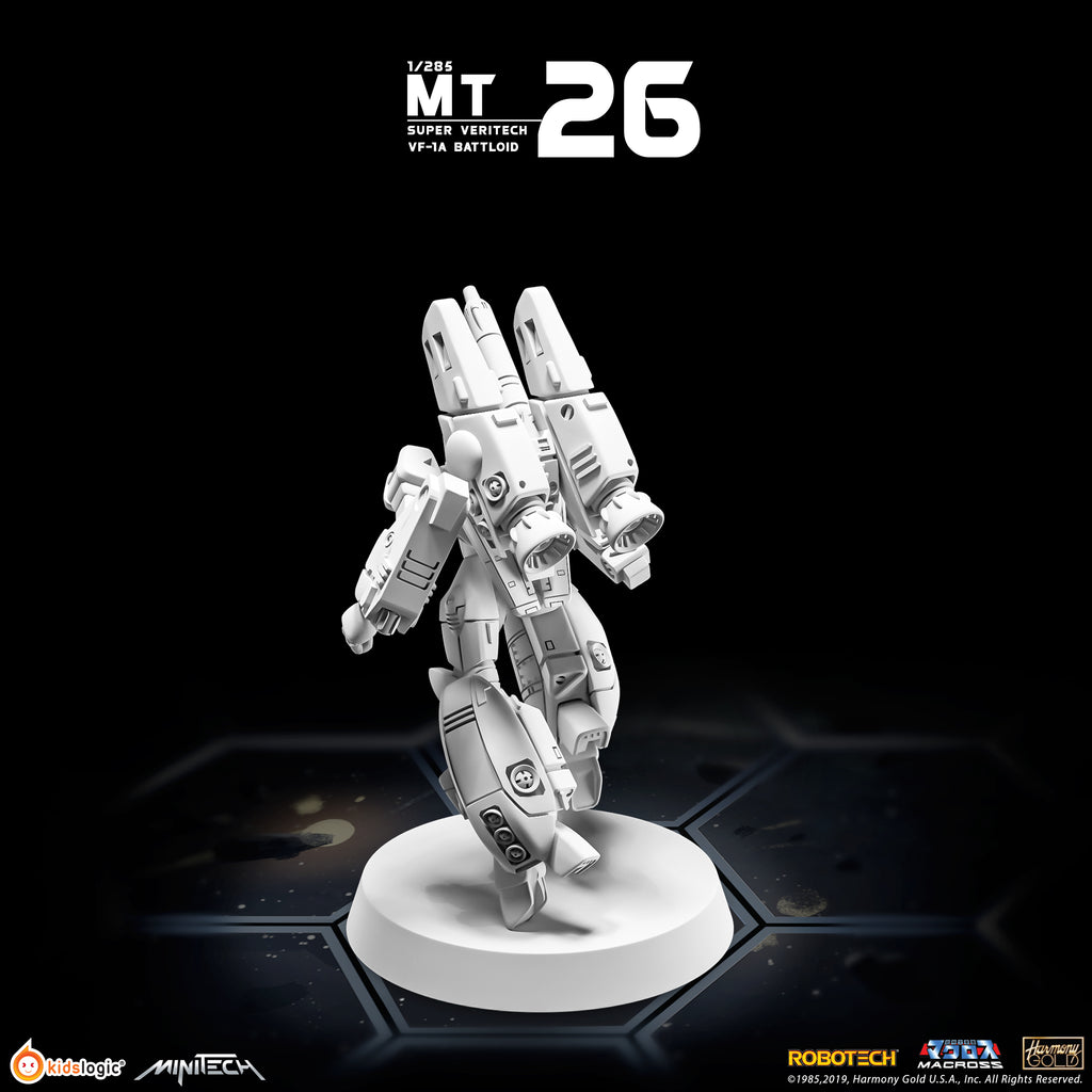 MiniTech MT26 Super Veritech VF - 1A Battloid Mode Miniature Model