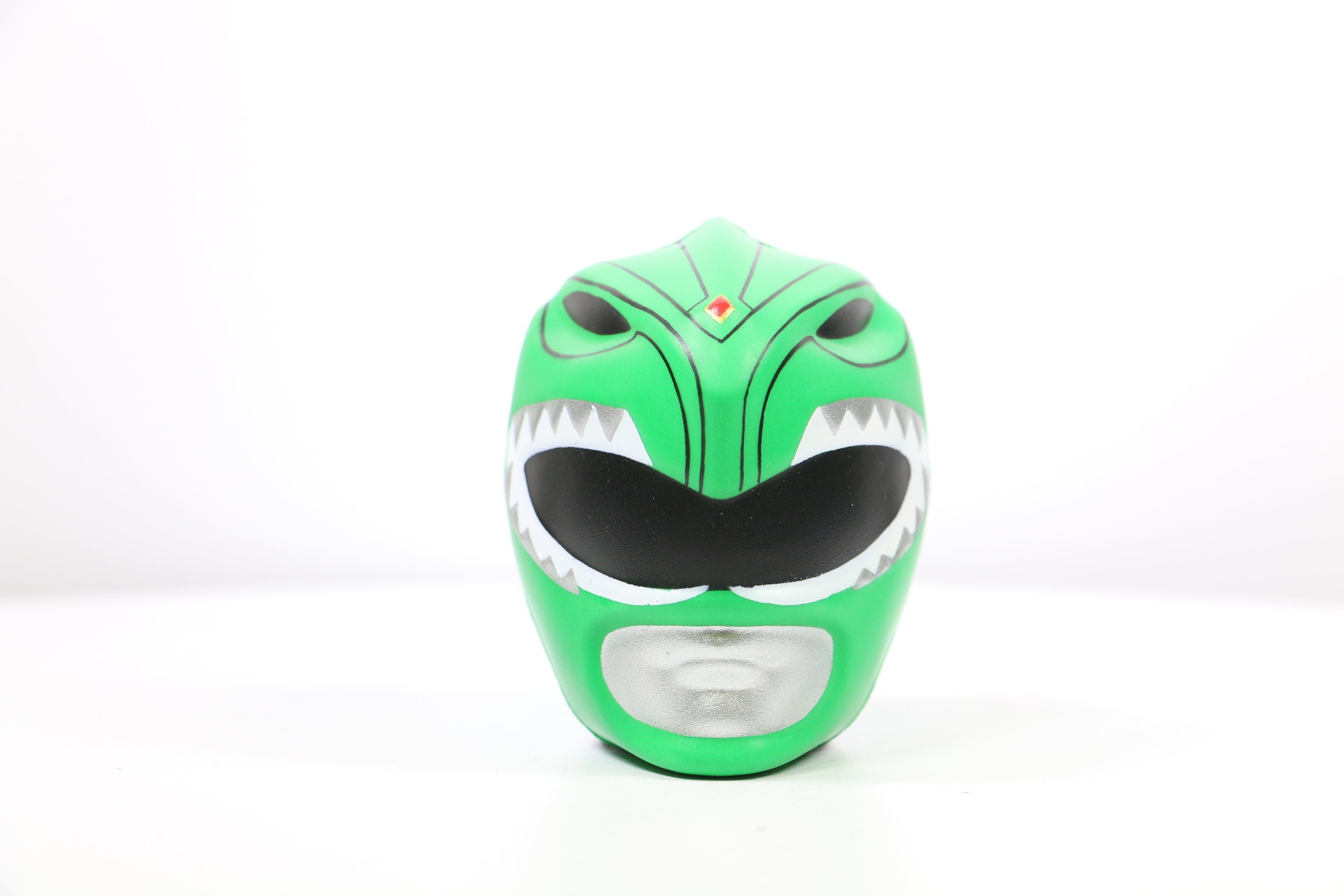 Smashies Authentic Power Morpher and Detailed 4' Green Ranger Helmet Collectible Set