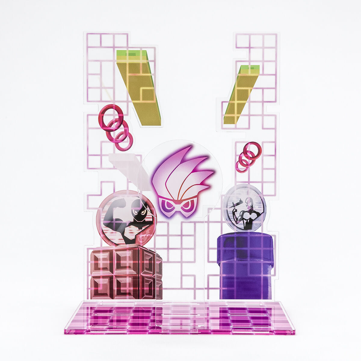 Kamen Rider Ex - Aid Acrylic Display Showcase for On - Stage Heroes