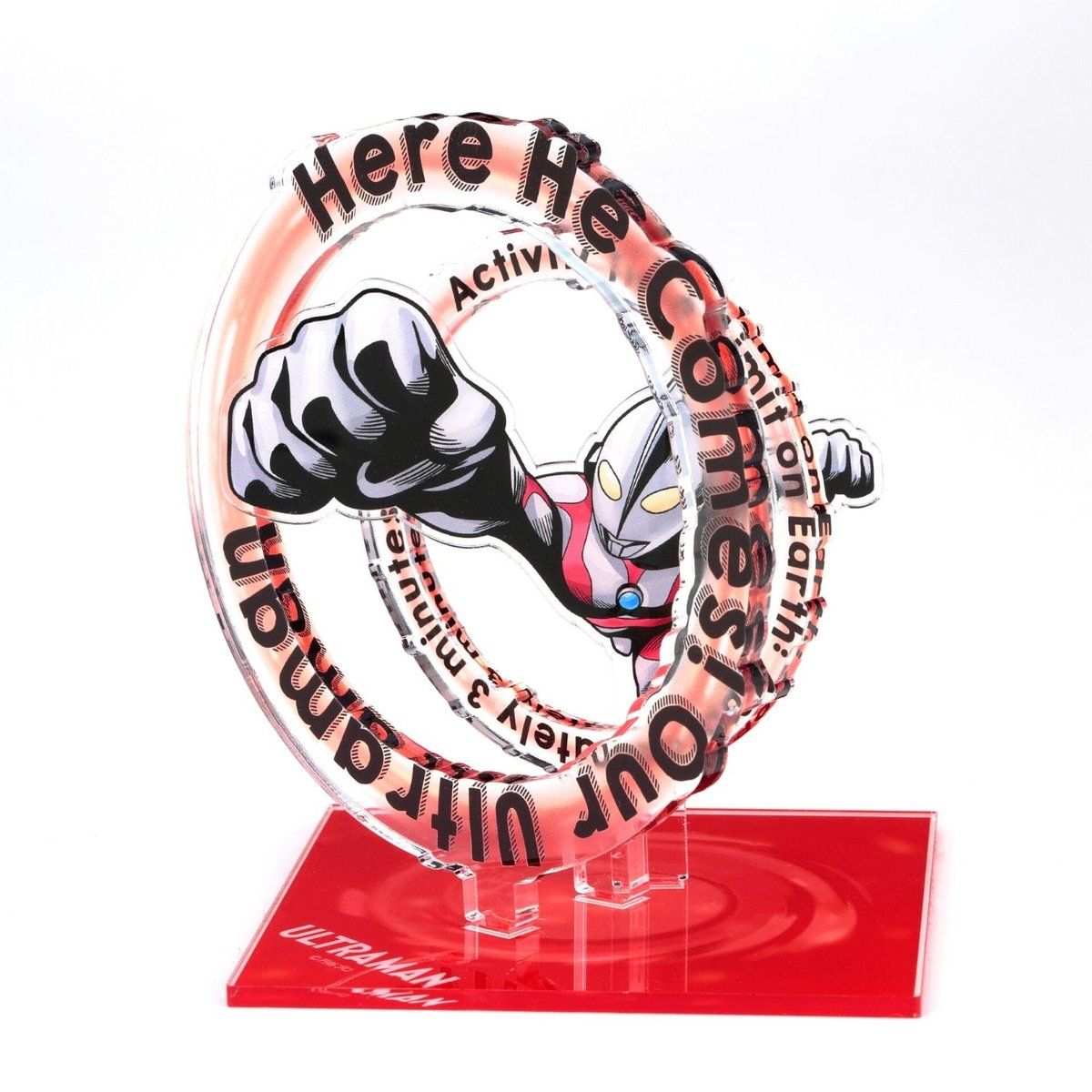 Dramatic Ultraman Acrylic Dimension Display for Collectibles and Decor
