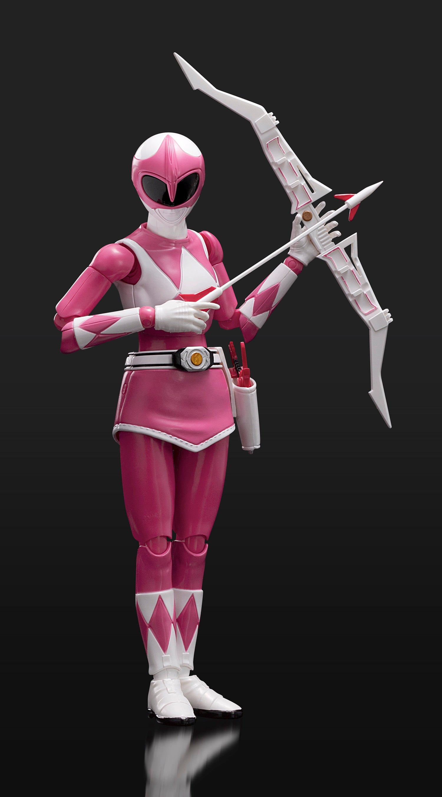 Flame Toys Pre - painted Plastic Model Kit of Power Rangers Furai Pink Ranger
