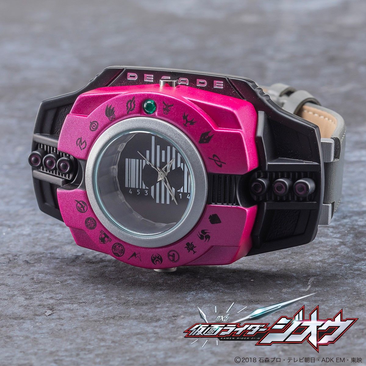 Neo Decade Water-Resistant Stainless Steel Live Action LED Watch