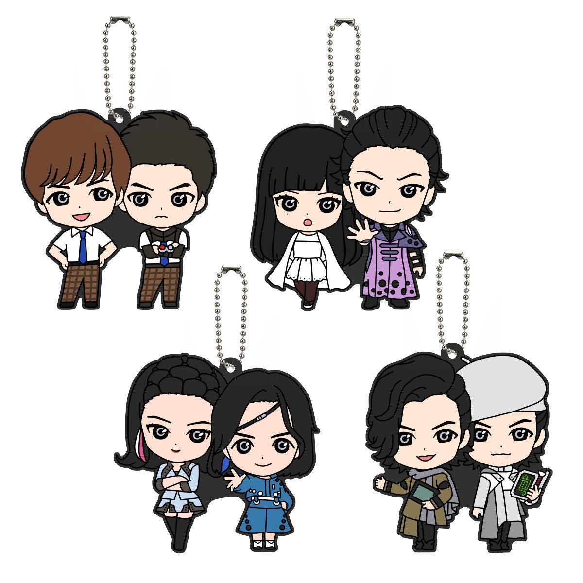 Special Set of Zi - O Rubber Mascot for Collectors