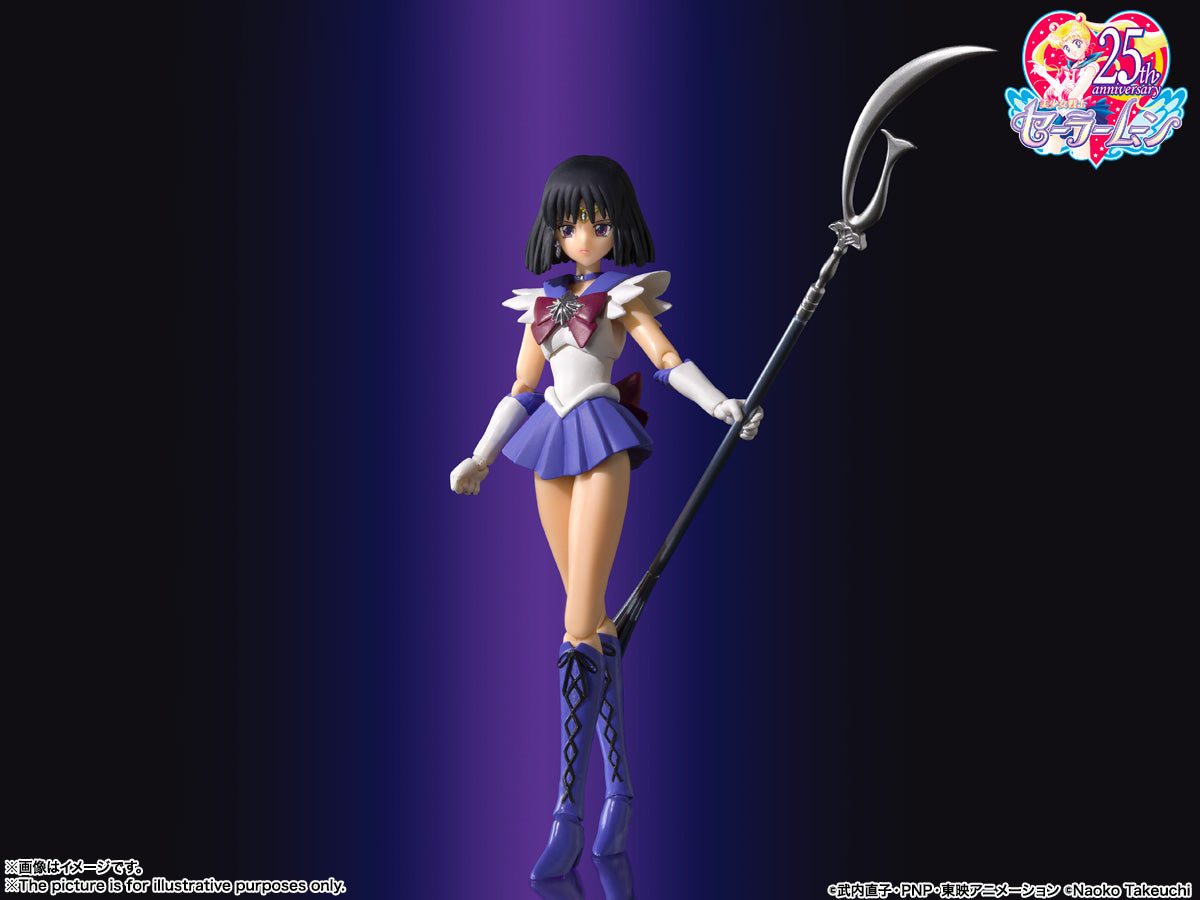 SH Figuarts Collectible - Animation Color Edition of Sailor Saturn from Pretty Guardian Sailor Moon