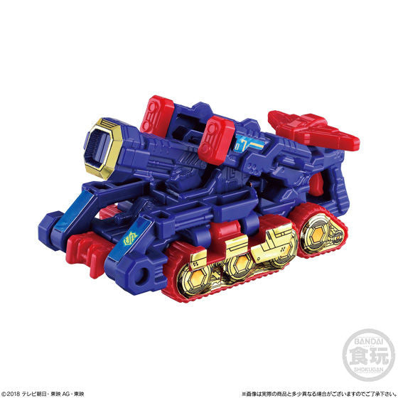Exclusive Miniature Plastic Model Set of Lupinranger with Magic, Splash, Lupin Magnium, Siren Striker and Victory Striker