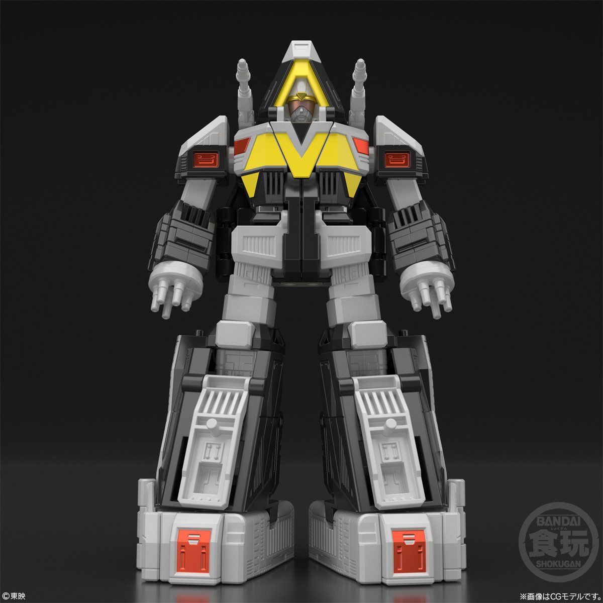 Super Miniature Plastic Model Galaxy Mega and Delta Mega Transformable Mecha Set