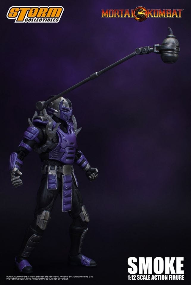 Storm Collectibles New York Comic Con 2019 Smoke Mortal Kombat Action Figure